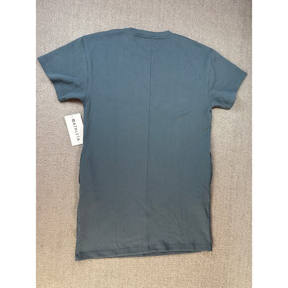 NWT Athleta Seasoft Rib Tee Dress Athleisure Casual Lounge Pockets Size Medium - Picture 4 of 11